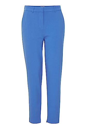 b.young BYDanta Crop Pant Damen Hose Stoffhose mit Stretch, Größe:38, Farbe:Strong Blue (184051) von b.young