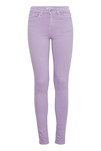 b.young BYLola Luni Damen Jeans Denim Hose Baumwolle mit Stretch Slim Fit 5-Pocket-Hose, Größe:28/32, Farbe:Purple Rose (153716) von b.young