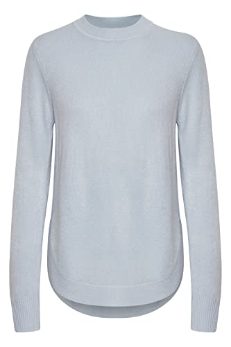 b.young BYMALEA Crew Neck 2 Damen Strickpullover Feinstrick Pullover mit Rundhalsausschnitt, Größe:L, Farbe:Kentucky Blue (153915) von b.young