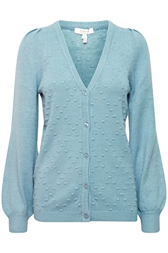 b.young - BYNONINA LS Cardigan - Cardigan - 20811912, Größe:L, Farbe:Smoke Blue Melange (1744121) von b.young