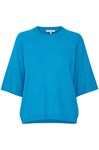 b.young BYNONINA Loose S Jumper - 20813016 Damen Strickpullover Pullover Pulli, Größe:L, Farbe:Ibiza Blue (174245) von b.young