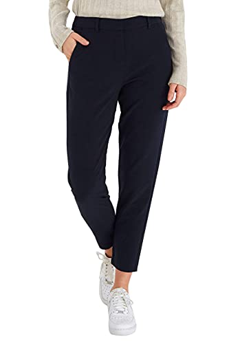 b.young Damen Danta Pants Crop Hose, Blau (Copenhagen Night 80466), W(Herstellergröße: 36) von b.young