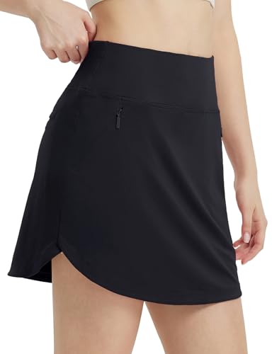 baleaf Damen Golfrock Tennisrock 16 Zoll Hosenrock mit Innenshorts Athletisch Rock mit Hoher Taille für Sport Golf Wander Alltag Schwarz S baleaf Damen Golfrock Tennisrock 16 Zoll Hosenrock mit Innenshorts Athletisch Rock mit Hoher Taille für Sport Golf Wander Alltag Schwarz S von baleaf