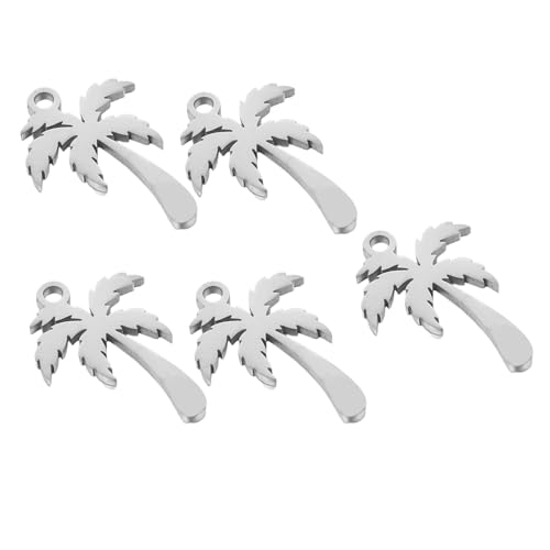 baojielai 5 stilvolle Kokosbaum-Anhänger für Bastelbedarf und personalisiertes Zubehör, as the pic show, Edelstahl, Kein Edelstein baojielai 5 stilvolle Kokosbaum-Anhänger für Bastelbedarf und personalisiertes Zubehör, as the pic show, Edelstahl, Kein Edelstein von baojielai