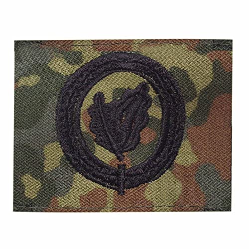 baum-m gmbh Stoff-Abzeichen Einzelkämpfer der Bundeswehr flecktarn/schwarz BW 8 x 6,5 cm Aufnäher von baum-m gmbh