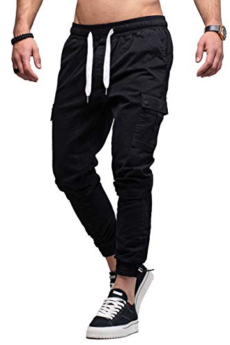 behype. Herren Cargo Chino-Hose Jogger Jeans-Hose 80-8388 Schwarz W30 behype. Herren Cargo Chino-Hose Jogger Jeans-Hose 80-8388 Schwarz W30 von behype.