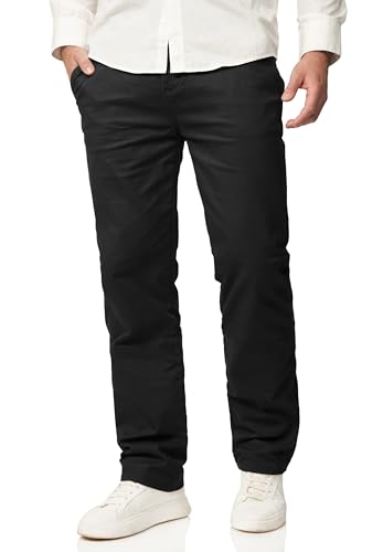 behype. Herren Chino Hose Regular-Fit mit Stretch Jeans Chinohose Straight-Leg Jeanshose Men's Pants DC_C-3004-Schwarz-W30/L32 behype. Herren Chino Hose Regular-Fit mit Stretch Jeans Chinohose Straight-Leg Jeanshose Men's Pants DC_C-3004-Schwarz-W30/L32 von behype.