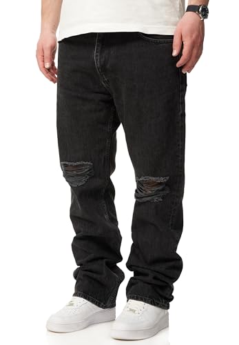 behype. Herren Jeans Ripped Straight-Fit Jeanshose 100% Baumwolle Denim Hose Used Look Men's DC_JN-246-Washed Black-W32/L32 behype. Herren Jeans Ripped Straight-Fit Jeanshose 100% Baumwolle Denim Hose Used Look Men's DC_JN-246-Washed Black-W32/L32 von behype.