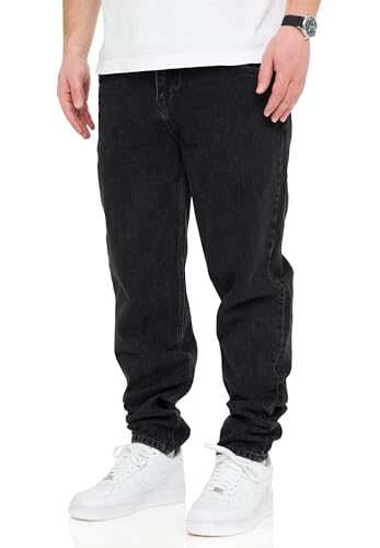behype. Herren Jeans Tapered-Fit Jeanshose 100% Baumwolle Denim Baggy Hose Used Look Men's DC_JN-243-Washed Black-W32 behype. Herren Jeans Tapered-Fit Jeanshose 100% Baumwolle Denim Baggy Hose Used Look Men's DC_JN-243-Washed Black-W32 von behype.