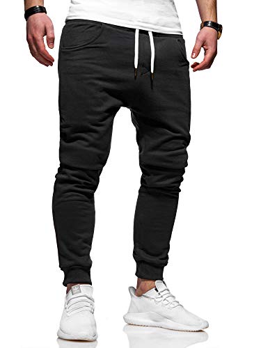 behype. Herren Lange Trainingshose Jogging-Hose Sport-Hose Basic 60-0341 Schwarz L behype. Herren Lange Trainingshose Jogging-Hose Sport-Hose Basic 60-0341 Schwarz L von behype.