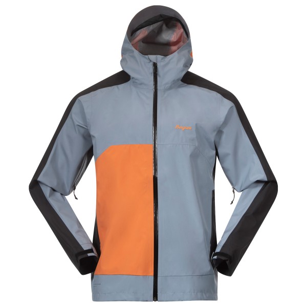 Bergans - Vaagaa Light 3L Shell Jacket - Regenjacke Gr M grau von bergans