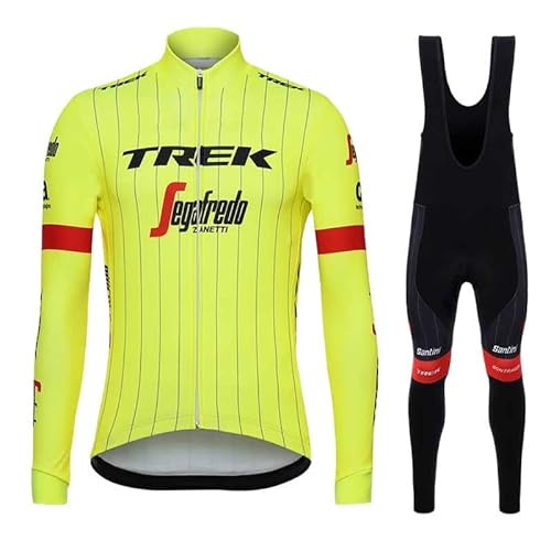 beyleaycau Fahrradtrikot Langarm Herren Radsport-Set mit Trägerhose Herbst Schnell trocknend Atmungsaktiv Individuelle Pro Team Ausrüstung von beyleaycau