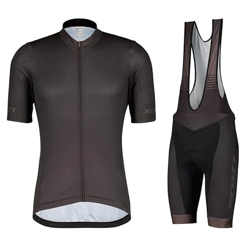 beyleaycau Herren Kurzarm Fahrradtrikot Sets Sommer Schnelltrocken Atmungsaktive Fahrradshirt und Trägershorts Maßgeschneiderte Pro-Team Fahrradausrüstung von beyleaycau