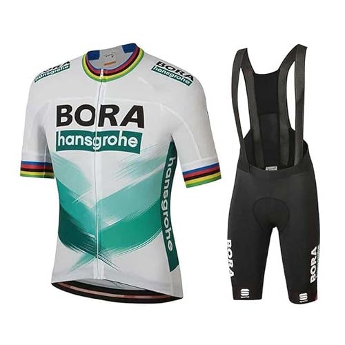 beyleaycau Herren Kurzarm Radfahren Trikot Sets Sommer Radfahren Kleidung mit Gel gepolstert Trägershorts von beyleaycau