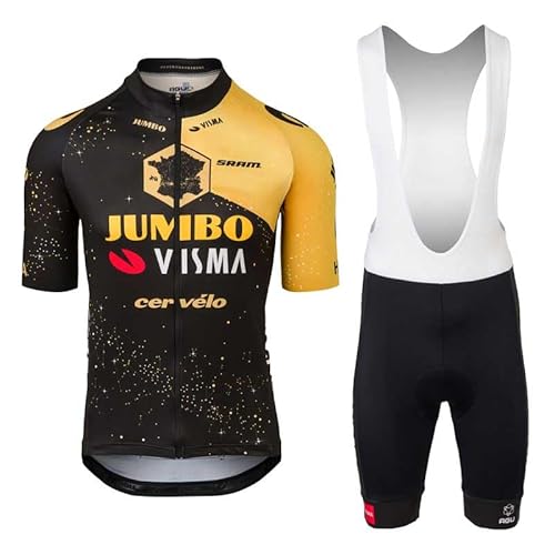 beyleaycau Herren Kurzarm Radtrikot Sets Atmungsaktive Sommer Fahrradausrüstung mit Gel-Polsterung für ProTeam Kits Individuell angefertigt von beyleaycau