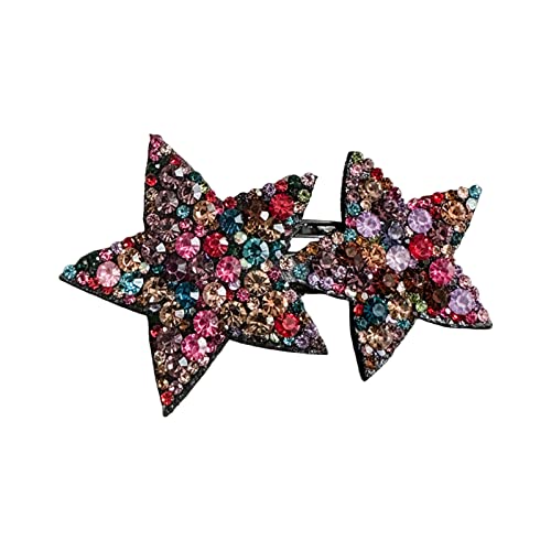 Stirnband Reithelm Kinder Kleinkind Mädchen Active Sweet Star Farbige Schleife Polyester Haarschmuck Kind Einheitsgröße Damen Stirnband Schwarz Mit Perlen (Hot Pink, One Size) von biJerou