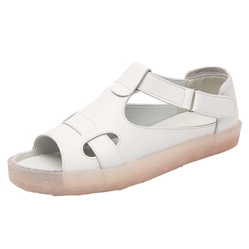 biJerou Damen-Schuhe, hohl, einfarbig, lässig, modisch, Freizeitschuhe Schuhe Damen 35 (Beige, 37) von biJerou