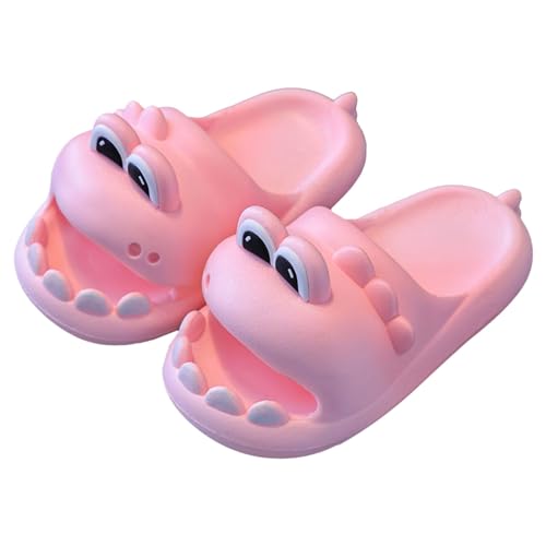 biJerou Kleinkind Kinder Mädchen Cartoon Niedlich Strand Wasser rutschfeste Hausschuhe Schuhe Mädchen Hausschuhe Lammfell (Pink, 30.5 Little Child) von biJerou