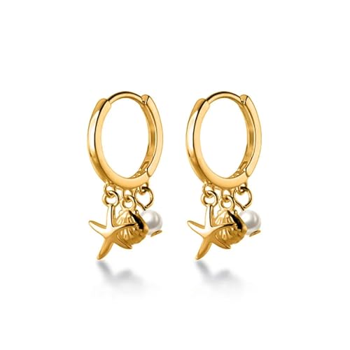 Ohrringe Ohrstecker Damen Schmuck Earrings Creolen Ohrringe Für Hochzeitsfeier Mädchen Gold von bicup