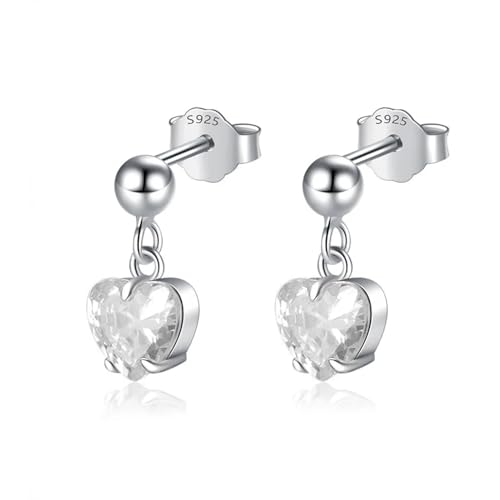 Ohrringe Ohrstecker Damen Schmuck Earrings Ohrring Süße Hochzeit Ohrstecker Für Tochter Mädchen Weiss von bicup