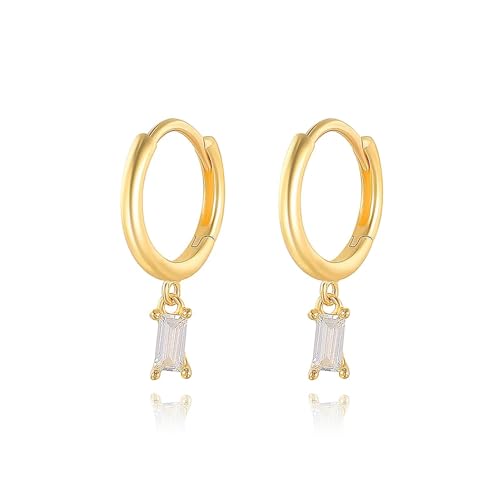 Ohrringe Ohrstecker Damen Schmuck Earrings Punk Hiphop Hochzeit Creolen Ohrringe Für Frauen Partyzubehör Weiss von bicup