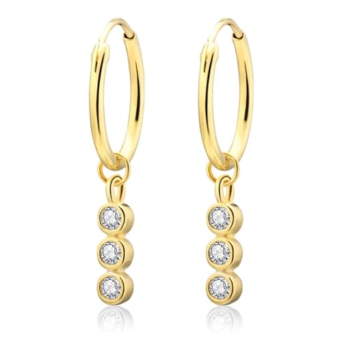 Ohrringe Ohrstecker Damen Schmuck Earrings Stick Creolen Ohrringe Für Frauen Hochzeitsfeier Gold von bicup