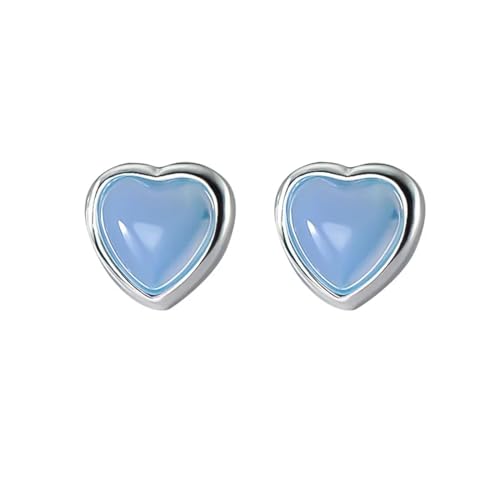 Ohrringe Ohrstecker Damen Schmuck Earrings Süße Liebe Ohrstecker Hochzeitsfeier Für Mädchen Blau von bicup