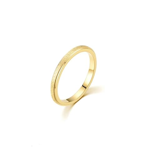 bicup Ring Ringe Damen Bijouterie Herren Frauen Ringe Einfache Paar Ringe Hochzeit Verlobung Mädchen 8 Gold von bicup