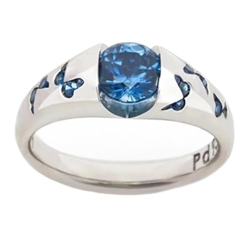 bicup Ring Ringe Damen Bijouterie Herren Frauen Ringe Schmetterling Einfache Hochzeit Verlobung Accessoires 9 Blau von bicup