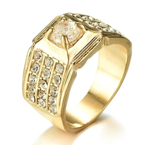 bicup Ring Ringe Damen Bijouterie Herren Männer Ringe Ringe Hochzeit Verlobungsringe Jubiläum 8 Gold von bicup