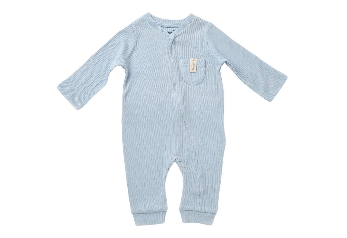 biorganic Strampler Baby Soft Modal für Jungen und Mädchen Unisex Langarm (1-tlg) gerippte Textilstruktur, 50% Modal, 50% Bio-Baumwolle, Größe 62-74 von biorganic