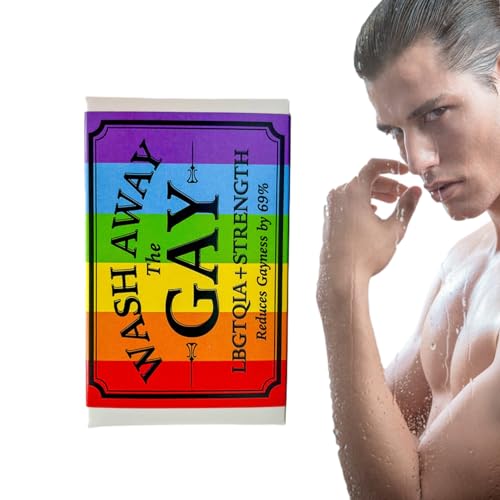 Gay Natural Bar Soap, Reinigungsseife für Männer,Tiefenreinigende Gay-Duschkörperseife | Natürliches Badeseifen-Reinigungsstück, Seifenstück-Körperwäsche für Gesichts- und Körperpflege, Biteatey von biteatey