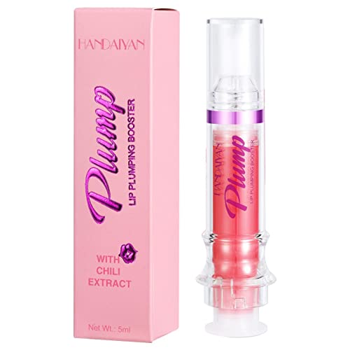 Lippenöl,Glanzlippenöl - No-Sticky Gloss Plumping Lip Oil, Lip Plumping Gloss Oil für Feuchtigkeitsversorgung, Pflege, Mädchen, Frauen, trockene Lippen, Lippenpflege Boiler von boiler