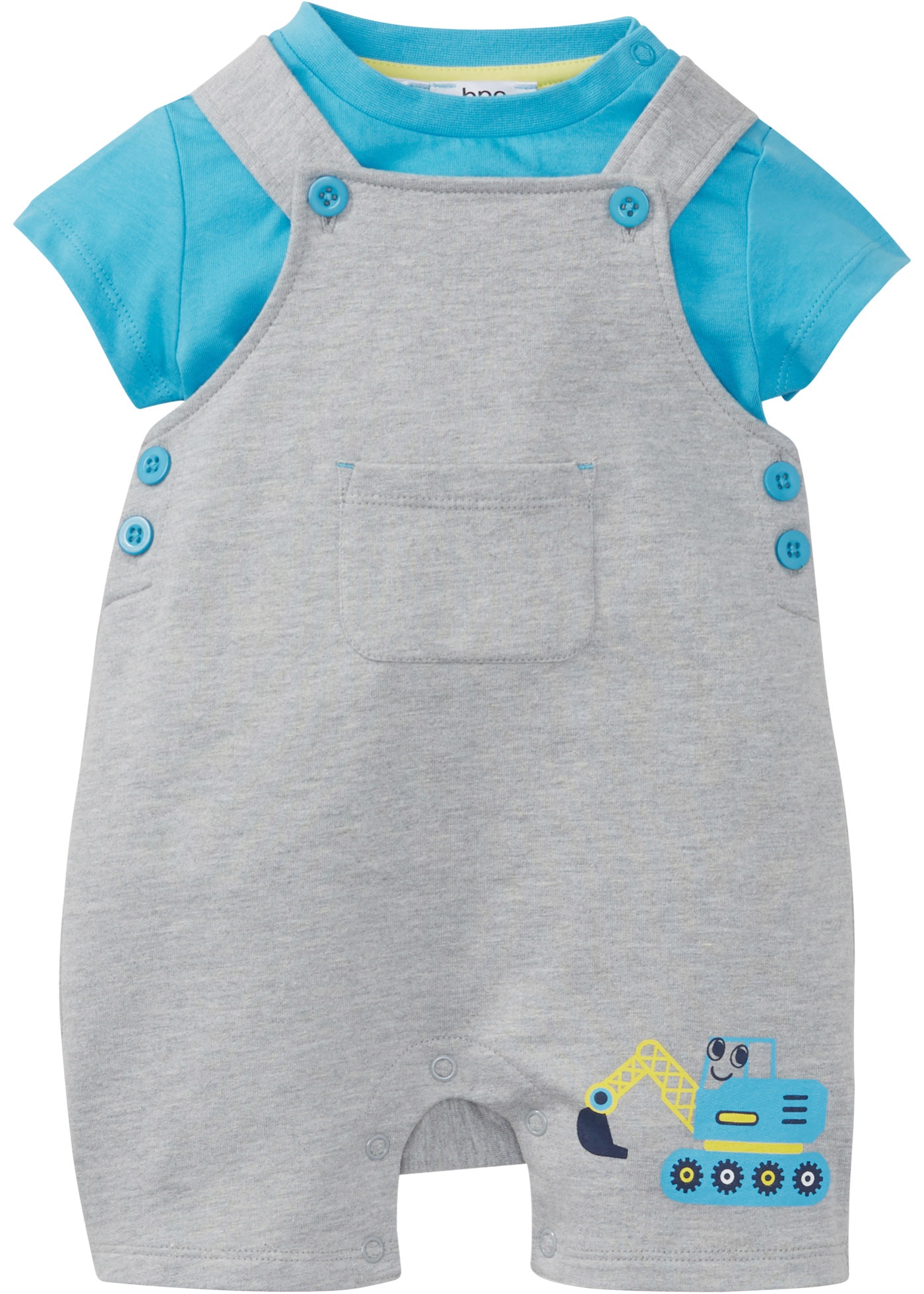 Baby T-Shirt + Sweatlatzhose (2-tlg. Set) Bio-Baumwolle von bonprix