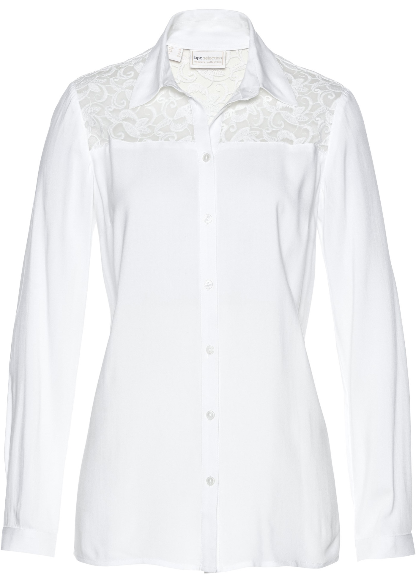 Bluse mit Spitze von bonprix