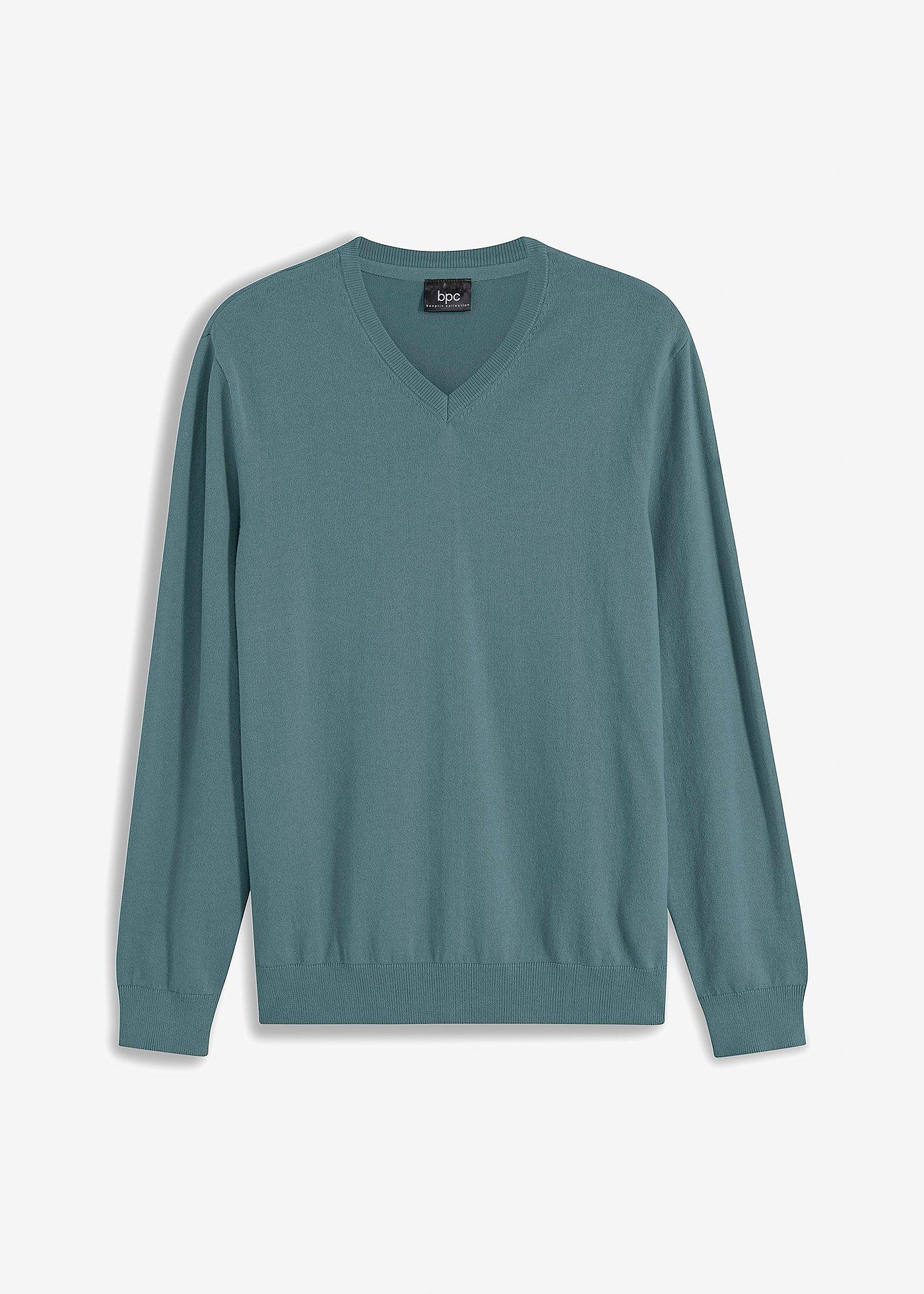 Pullover mit V-Ausschnitt von bonprix