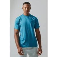 Mens Man Active Performance T-Shirt - Petrol - XS, Petrol von boohooman