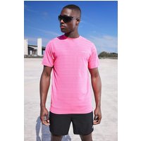 Mens Man Active Lightweight Performance T-Shirt - Rosa - S, Rosa von boohooman