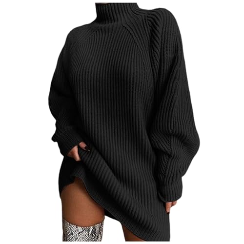 boseucn Damen Strickpullover Winter Baumwolle Strickpullover Damen Oversize Grobstrick Pullover Damen Gestreifter V-Ausschnitt Strickpullover Vintage Stricken Langarmshirt Pulli Sexy Sweater von boseucn