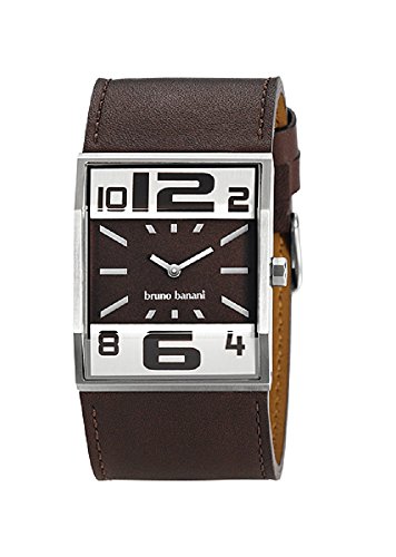 bruno banani BRIX Herren-Armbanduhr Analog Quarz BR2100 (braun) von bruno banani