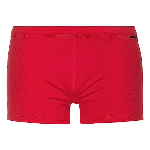 bruno banani Herren Badehose Short Wave Line 2.0 Swim, Farbe:Rot, Wäschegröße:2XL, Artikel:-0008 rot von bruno banani