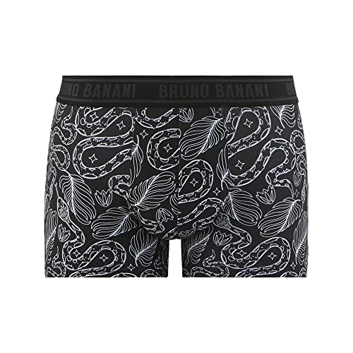 bruno banani Herren Korttryk rattlesnake Boxershorts, Print, XXL EU von bruno banani