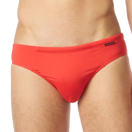 bruno banani - Wave Line 2.0 - Badehose (XXL Rot) von bruno banani