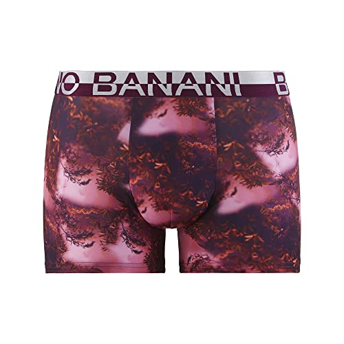 bruno banani Herren Mystic Boxershorts, Purple Forest Print, L EU von bruno banani