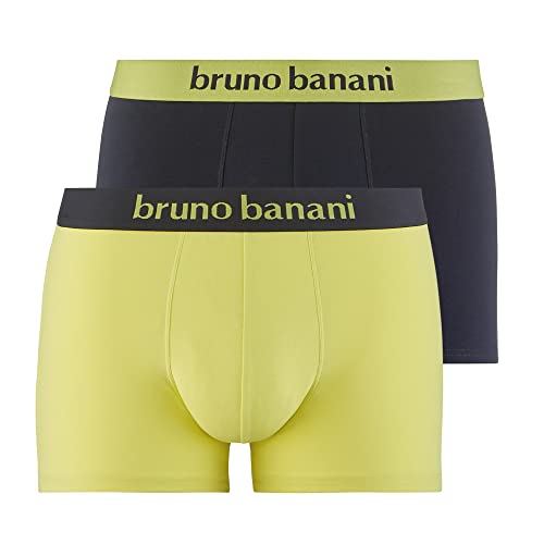 bruno banani - Flowing - Short - 2er Pack (L Lemon/Graphit) von bruno banani