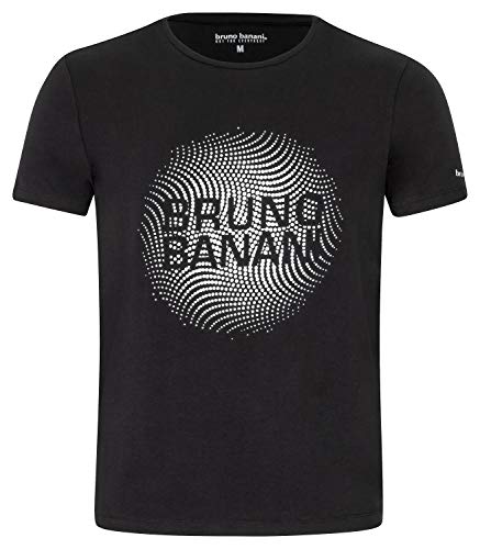 bruno banani Herren T-Shirt schwarz, Größe S von bruno banani