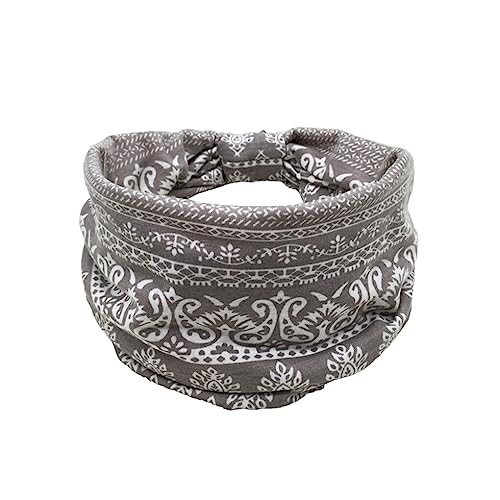 budiniao Stirnbänder Bohemian Blumen Sport Stretch Haarbänder Bandana mit breiter Krempe Zubehör Turban Übung Mädchen Joggen Yoga, Geben Sie 7 ein von budiniao