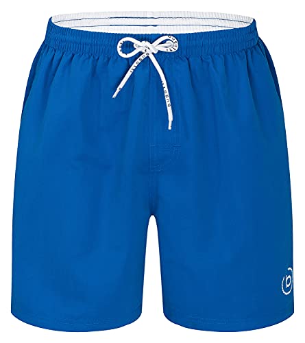 bugatti® - Herren Badeshort blau/mediumblau, Größe L Large von bugatti