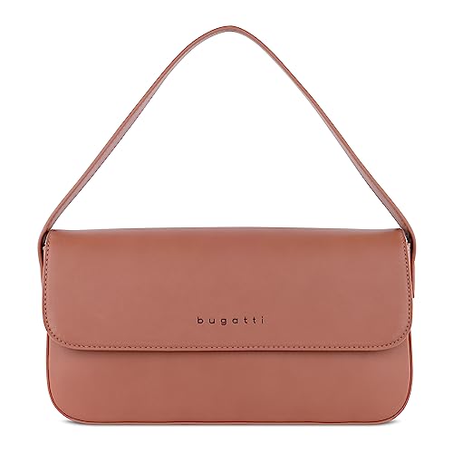 bugatti Almata Mini Schultertasche für Damen, kleine Umhängetasche für Frauen in apricot von bugatti