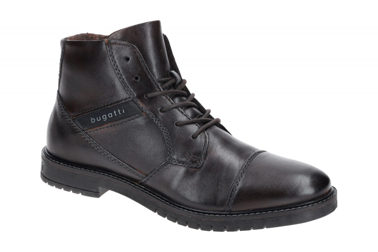 bugatti Caj Stiefelette Schn?r Boots dunkelbraun 8373A von bugatti